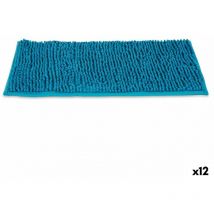 Tapis de bain bleu turquoise de 40 x 60 cm (12 pièces)
