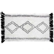 Tapis de bain 50x80cm Freya blanc 100%coton