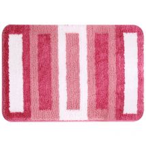 Tapis de bain à rayures en microfibre extra épais