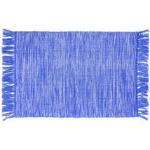 Tapis de bain amorgos 50x70 bleu majorelle