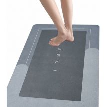 Memkey - Tapis de Bain Antidérapant Absorbant ,Douche et la Salle de Bain Tapis,Tapis de Bain Antidérapant,Tapis de Salle de Bain Doux,Tapis de Salle