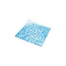 Dianhydro - Tapis de douche antide'rapant Mod. Lux 72 x 36 cm en pvc bleu avec ventouses de se'curite' tapis de bain baignoire Blu 72x36 Cm