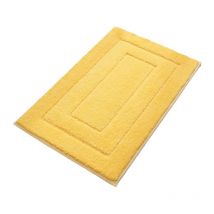 Jn.songs - Tapis de Bain Antiderapant Tapis de Salle de Bain Extra Doux Tapis Absorbant l'Eau Lavable en Machine - Jaune 40CMx60CM