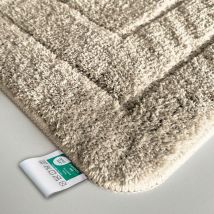 Floordirekt - Tapis de Bain Atlantis, Ultra Doux Extra Moelleux & Absorbant Séchage Rapide Antidérapant Beige 50 x 80 cm