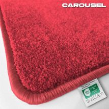 Tapis de bain Carousel Rouge Largeur 80 x 100 cm