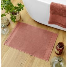Tapis de bain coton Garance Terracotta