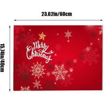 Feiyue - Tapis de bain de Noël, tapis décoratifs de salle de bain de Noël pour salle de bain, tapis de douche antidérapant pour salle de bain,