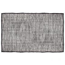tapis de bain dido 50x80 noir blanc