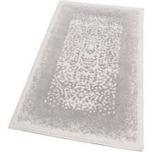 Emmevi Mv S.p.a. - Tapis De Bain Doux Coton Absorbant Tapis De Chevet Antidérapant Gris - 60x100 Cm