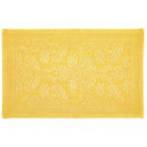 Tapis de bain en coton 50x80 cm firenze safran, par Vent Du Sud