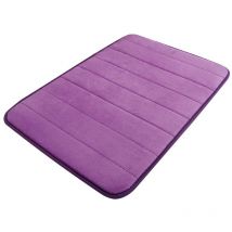 Feiyue - Tapis de bain en mousse à mémoire de forme absorbant et doux, pour salle de bain, chambre à coucher, douche, décoration