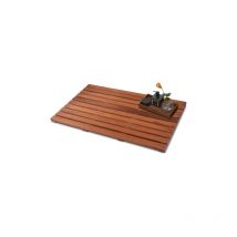 Ineasicer - Tapis de bain en teck, tapis de douche en bois, tapis de baignoire, pieds en caoutchouc antidérapants, ,salle de bain, douche, spa,