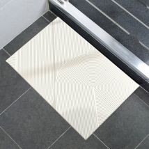 Feiyue - Tapis de bain en terre de diatomées, antidérapant, à séchage rapide, super absorbant, grand coussin de pieds en terre de diatomées, facile à
