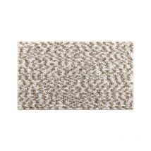 Tapis de Bain 'Friza' 45x75cm Blanc & Marron