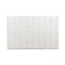 Tapis de Bain Jacquard 'Cleonis' 50x80cm Blanc
