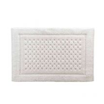 Tapis de Bain Jacquard 'Damaris' 50x80cm Blanc