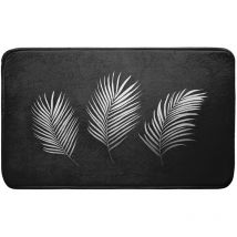 Tapis de bain Orbelles Noir argent