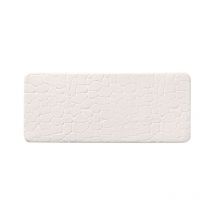 Tapis de Bain 'Ricochet' 50x120cm Blanc