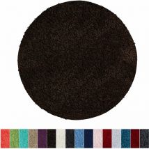 Tapis de bain SKY Soft Polyester Marron 95 cm de diamètre