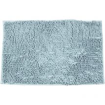 Tapis de bain, tapis antidérapant super absorbant, bleu