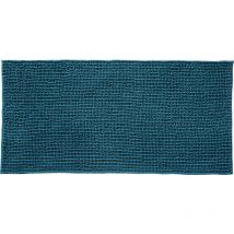 Tapis de bain en polyester uni canard 60x120cm