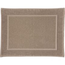 Tapis de bain uni en coton éponge Oeko-Tex 50x70cm