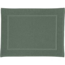 Tapis de bain uni en coton éponge Oeko-Tex 50x70cm
