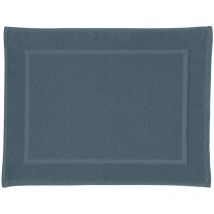 Tapis de bain uni en coton éponge Oeko-Tex 50x70cm