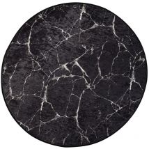 Tapis de bain Wellhome noir - 70x140 cm - Multicolore