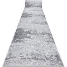 Rugsx - Tapis de couloir Structural mefe 6182 deux niveaux de molleton gris 70 cm grey 70x110 cm