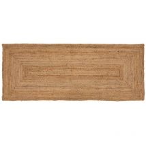 Tapis de couloir 80x200 cm jute naturel