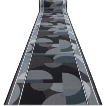 TAPIS DE COULOIR antidérapant MALIS Géométrique, antidérapant gris 67cm grey 67x690 cm