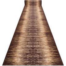 Rugsx - tapis de couloir antidérapant toltec beige 100 cm brown 100x140 cm