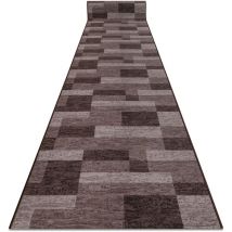 TAPIS DE COULOIR antidérapant ICONA marron 100cm brown 100x280 cm