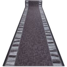 Rugsx - tapis de couloir antidérapant linea gris 67cm grey 67x470 cm