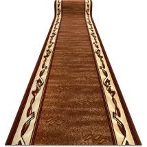 Rugsx - tapis de couloir bcf filip marron 140 cm brown 140x920 cm