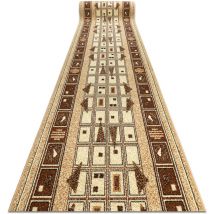 Rugsx - tapis de couloir bcf jetta dzeta beige 120 cm beige 120x900 cm