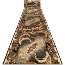 Rugsx - tapis de couloir bcf liść beige (agawa) 120 cm beige 120x250 cm