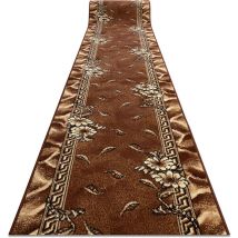 Rugsx - tapis de couloir bcf trio marron 70 cm brown 70x500 cm
