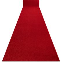 Rugsx - Tapis de couloir karmel plaine carmin / rouge 70 cm red 70x380 cm