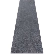 Rugsx - Tapis de couloir santa fe gris 97 plaine couleur unie grey 60x350 cm