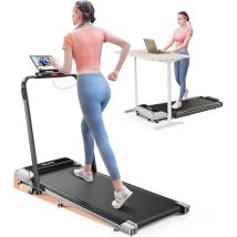 Laresar – Tapis De Course Pliable 2 En 1 – Vitesse 1-12 Km/h – Moteur 2,5 Hp – Charge Max 130 Kg – Écran Led – 12 Programmes – Absorption Des Chocs