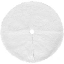 Feiyue - Tapis de couverture de base de jupes d'arbre de Noël en peluche pour les décorations de fête à la maison de Noël et du Nouvel An