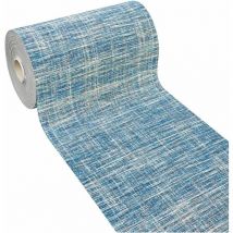 Emmevi Mv S.p.a. - Tapis de Cuisine Antidérapant Découpable Flexible Coureur Monocouleur Bleu - 52X110 cm