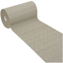 Emmevi Mv S.p.a. - Tapis De Cuisine Au Mètre H50 Coureur Antidérapant Absorbant Rayé Couleur Unie - Beige