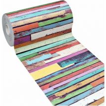 Emmevi Mv S.p.a. - Tapis De Cuisine En pvc AntiTaches Motif Bandes Colorées Decoupable Antidérapant Lavable - 51x140 cm