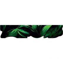 Tapis de Cuisine en PVC Façonné Antidérapante Colorée Moderne Impression Numérique Le Forme Vert - 50X240 cm