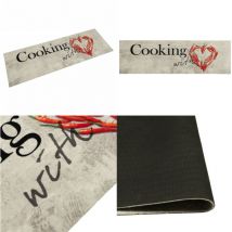 Vidaxl - Tapis de cuisine lavable imprimé de piment Cooking 60x180 cm - Tapis De Cuisine - Tapis Décoratif - Tapis Absorbant - Tapis Antidérapant