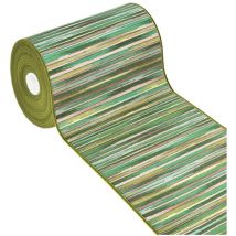 Tapis de Cuisine Texture Plate Coureur Lavable Antidérapant Moderne motif Bamboo Vert - 52x190 cm