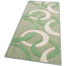 Emmevi Mv S.p.a. - Tapis De Cuisine Tridimensionnel Cercles 3D Absorbant Doux Moderne Antidérapant Vert - 57x240 Cm